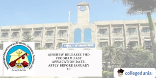 AIHSHEW Releases PhD Program Last Application Date, Apply Before January 10